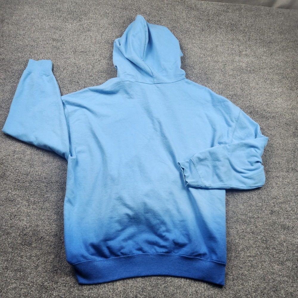 NBA Golden State Warriors Ombre Hoodie Blue Basketball Graphic Sweatshirt XXL - Picture 8 of 9